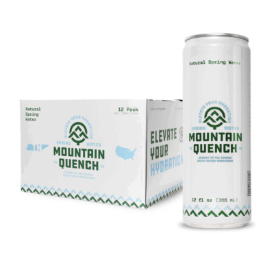 12 oz Canned Spring Water