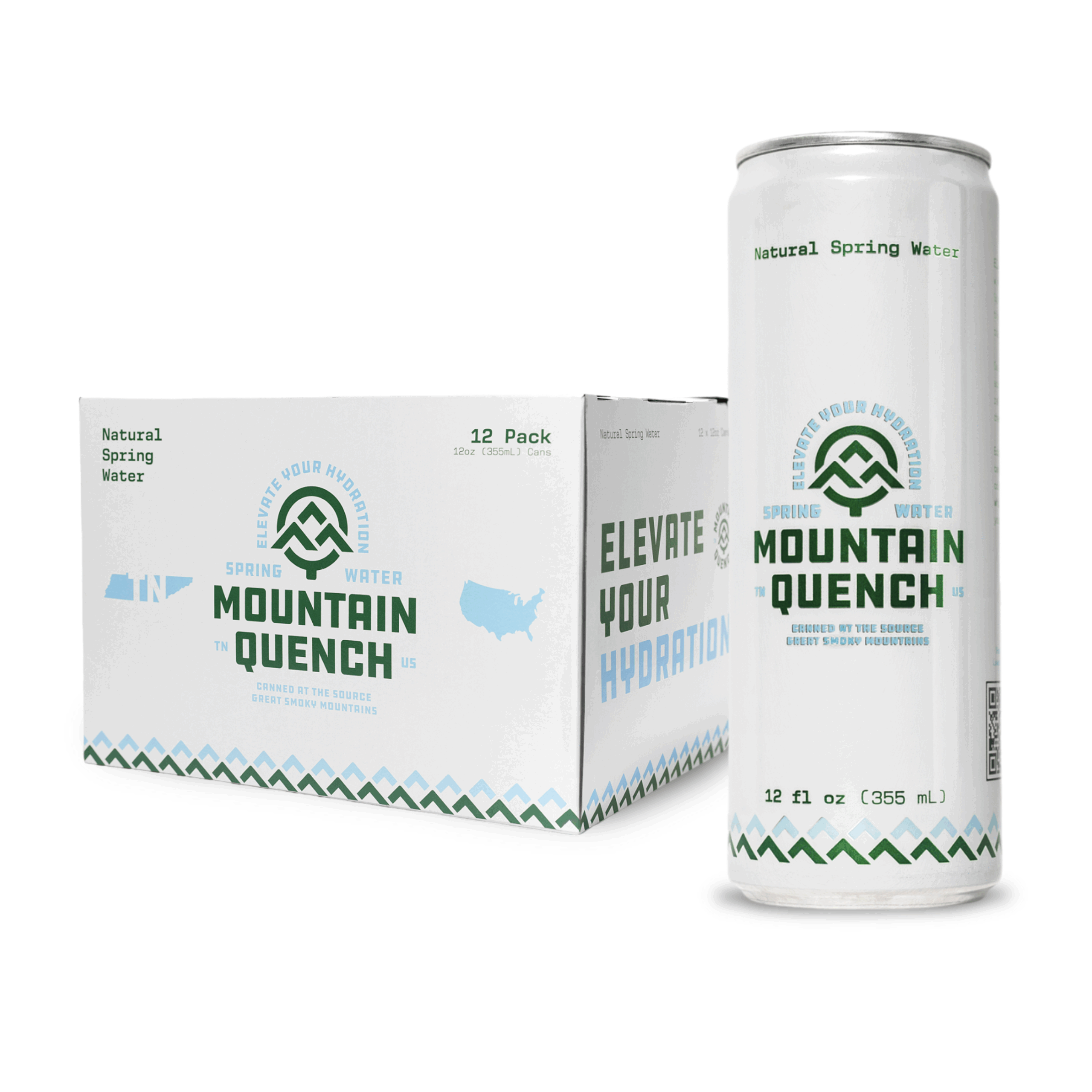 12 oz Canned Spring Water